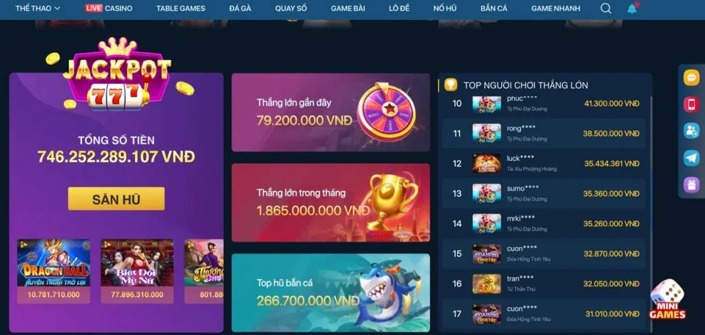 Giao diện cá cược thể thao và casino trực tuyến